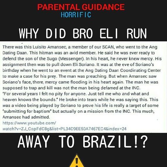 WHY DID ELI SORIANO RUN AWAY TO BRAZIL!?